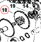 Gear 15-44 5986774-01 Gear 15-44 5986774-01