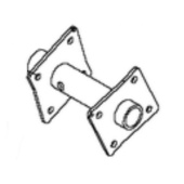 Tine roto 400 right pin hub Tine roto 400 right pin hub