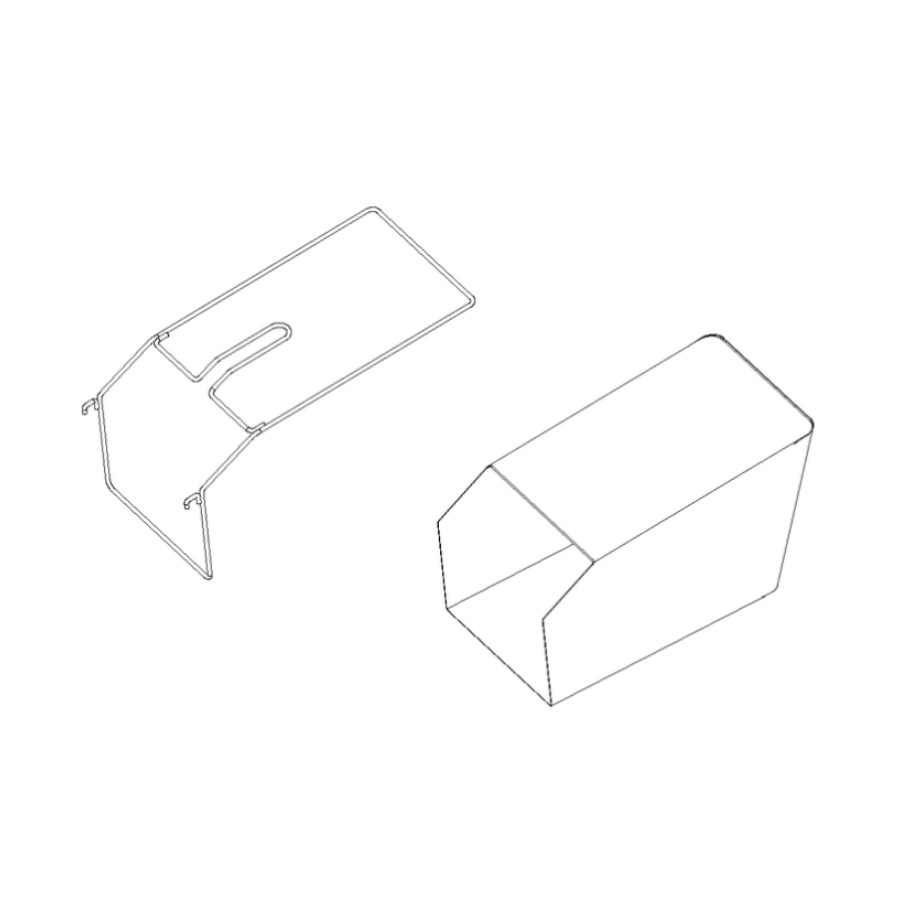 Grass bag assembly grass bag, chut