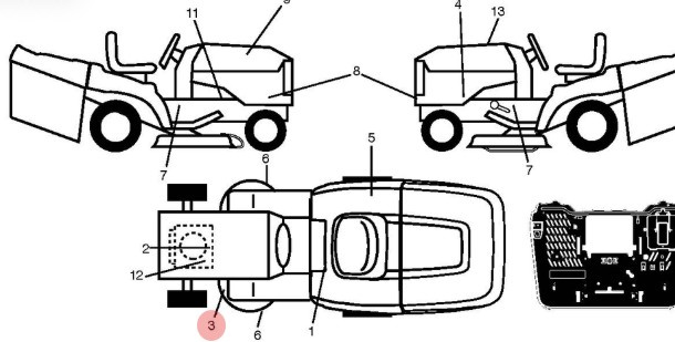 Belt routing decal