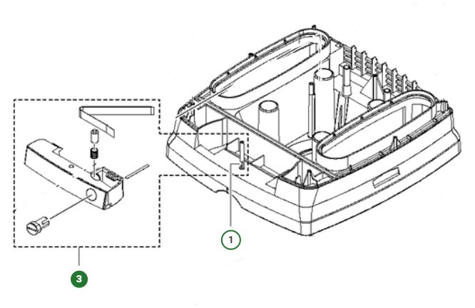Lock assembly kit lock bar p 25