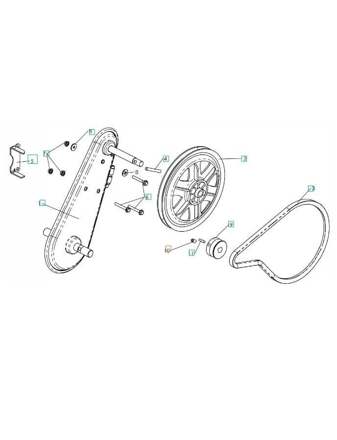 Screw Lock-, M4 7286923-00