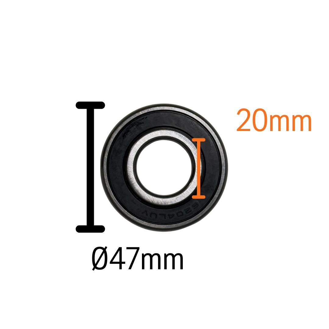 Ball bearing 6204-2 Rs