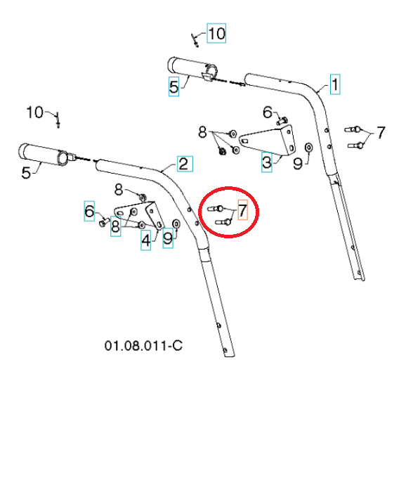 Bolt, 5/16-18X1 1/2 8747805-24