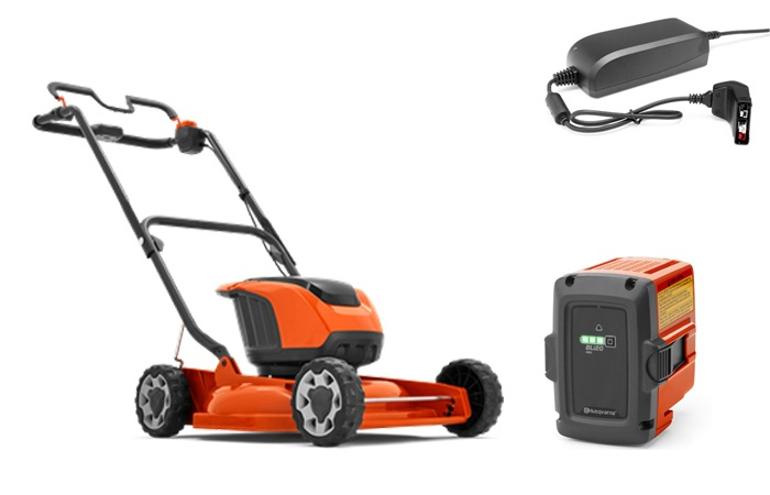 HusqvarnaLB 146i Battery Lawn Mower + BLi20 & QC80
