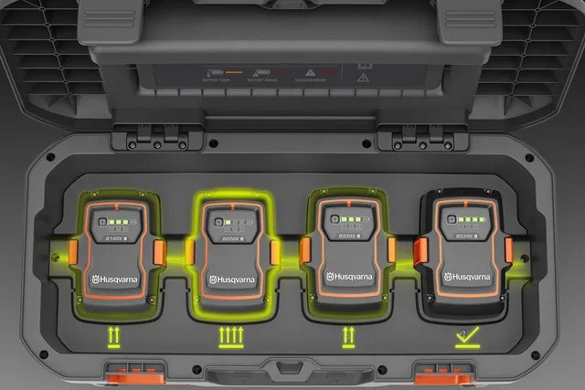 Husqvarna C1000X4 multi-rack charger